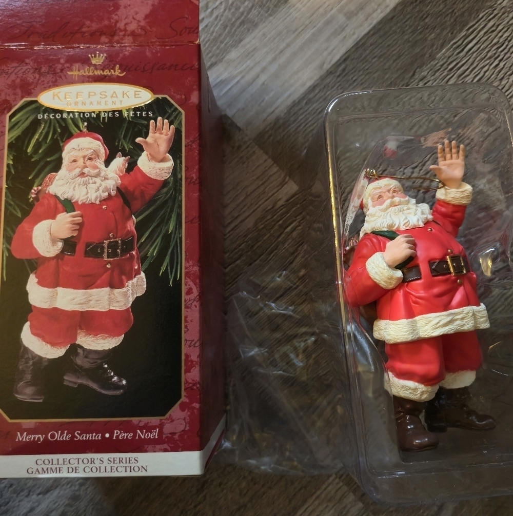 Hallmark Final Merry Olde Santa Keepsake‎ Christmas OrnamentVintage 1999